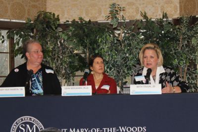 Panel members (l to r) Cindy Hux Martin 