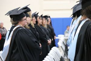 Students at the SMWC Winter Commencement 2016