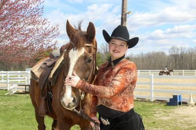 Frances Garrett with horse