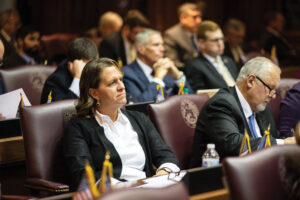 Pfaff at the Indiana Statehouse