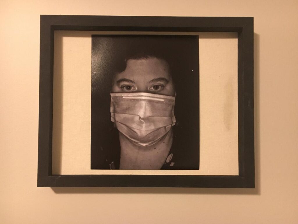 The framed photograph