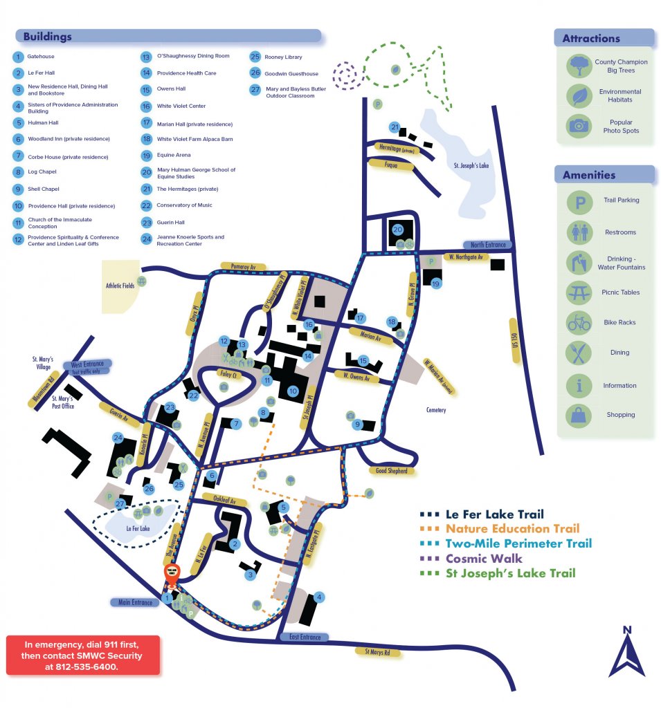 Campus Maps - Saint Mary-of-the-Woods College